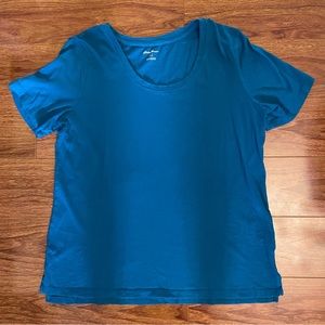 Eddie Bauer Teal T-Shirt - Large